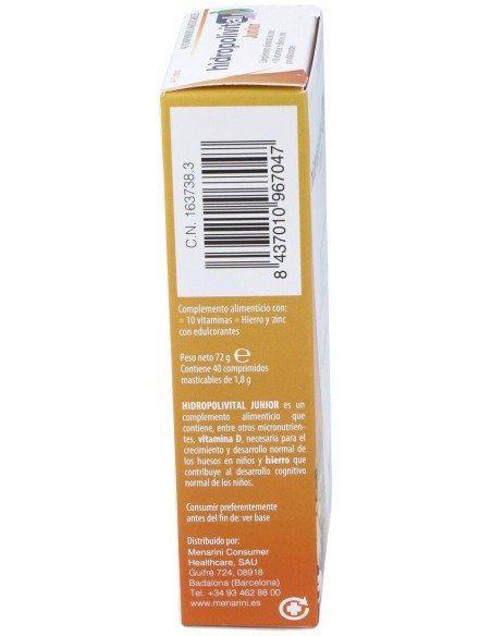 Hidropolivital Junior 40Comp. de Hidropolivital