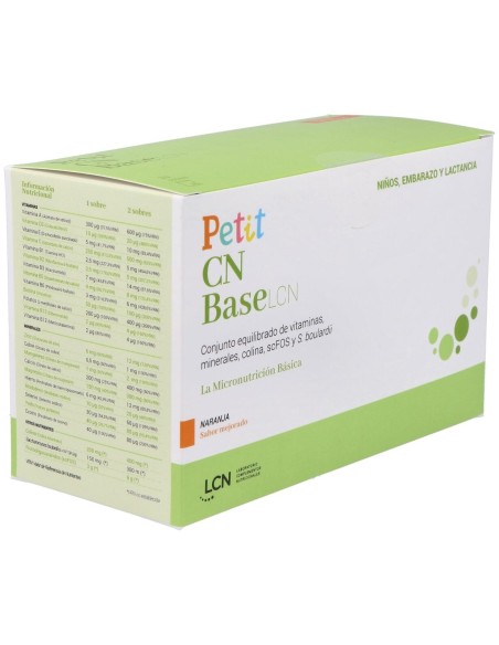 Petit Cn Base Sabor Naranja 30Sbrs. de Lcn