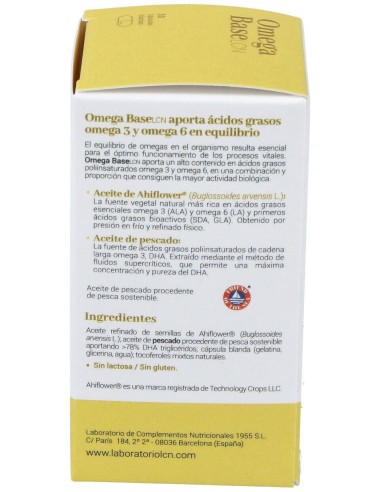 Omega Base Lcn 30Cap. de Lcn