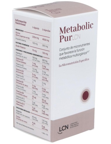 Metabolic Purlcn 60Cap. de Lcn