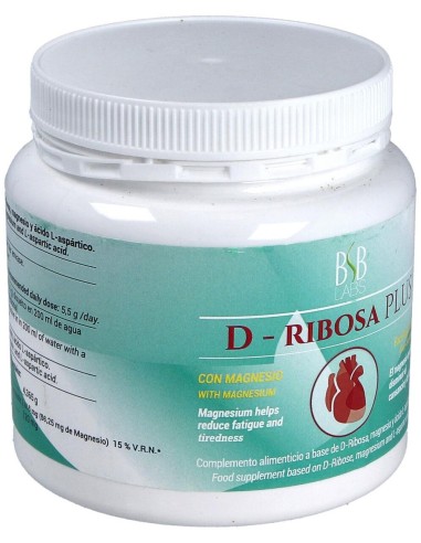 D-Ribosa Plus 250Gr. de Bsb Labs