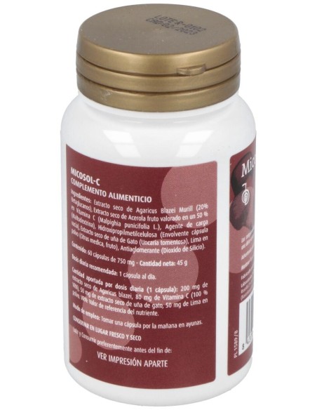 Micosol C (Hongo Del Sol) 60Cap. de Jellybell