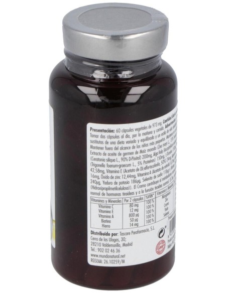 Simbioline Quemagrasas 60Cap. de Mundonatural