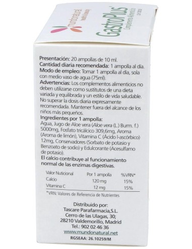 Gastroplus 20Sticks de Mundonatural