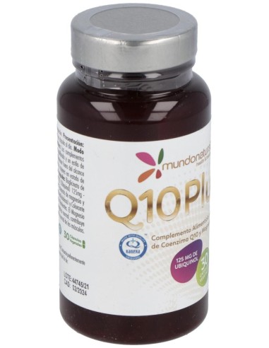 Q10 Plus Ubiquinol 30Cap. de Mundonatural