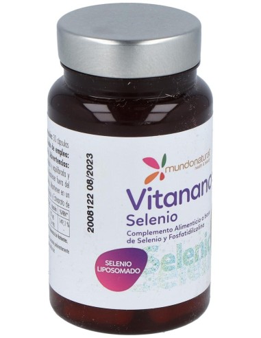 Vitanano Selenio Liposomado 30Cap. de Mundonatural