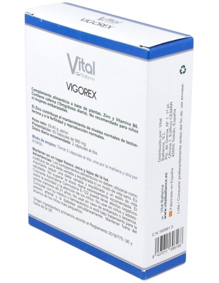 Vigorex 60Cap. de Vital Ballance