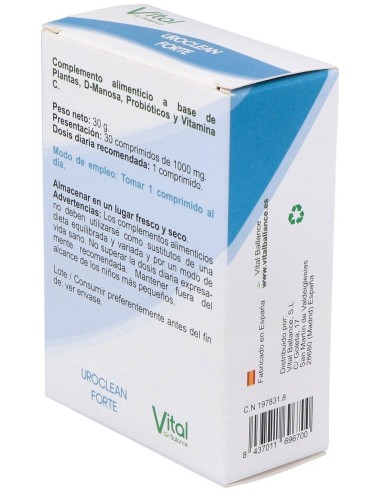Uroclean Forte 30Comp. de Vital Ballance