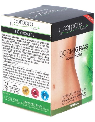 Dormigras 60Cap. de Corpore Diet