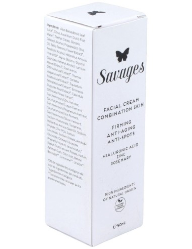 Crema Facial Antiedad Pieles Mixtas 50Ml. de Savages