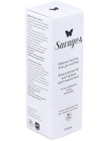 Crema Facial Antiedad Pieles Mixtas 50Ml. de Savages