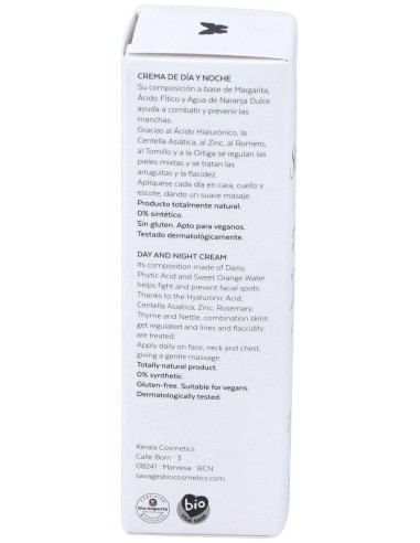 Crema Facial Antiedad Pieles Mixtas 50Ml. de Savages