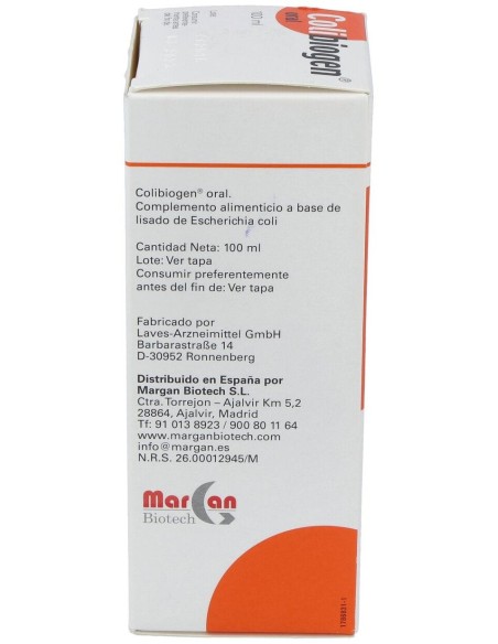 Colibiogen Oral 100Ml. de Margan