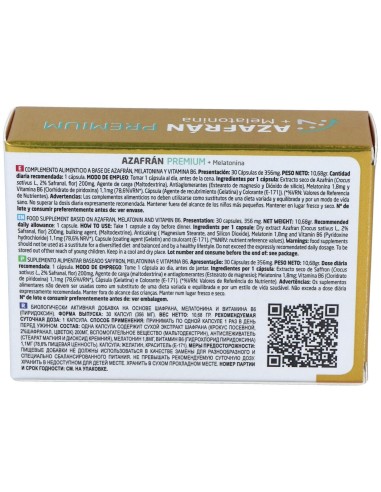 Azafran Premium 30Cap. de Tequial