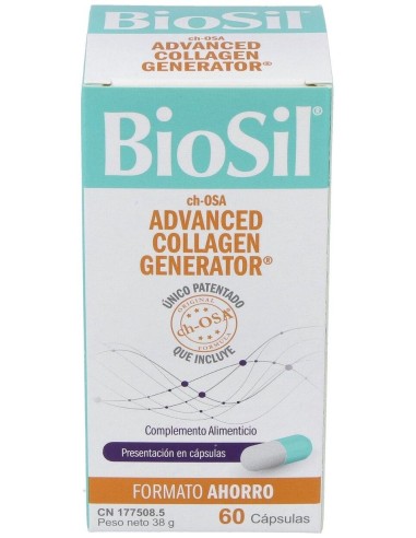 Biosil Generador De Colageno 60 Cápsulas  Biosil