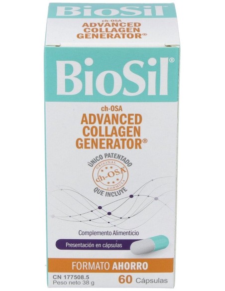 Biosil Generador De Colageno 60 Cápsulas  Biosil
