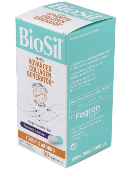 Biosil Generador De Colageno 60 Cápsulas  Biosil