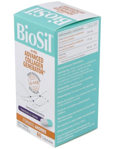 Biosil Generador De Colageno 60 Cápsulas  Biosil