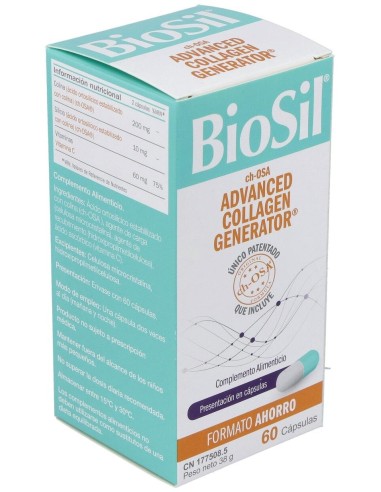 Biosil Generador De Colageno 60 Cápsulas  Biosil