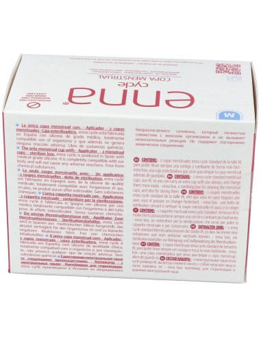 Enna Copa Menstrual (M) 2Copas+Caja Esteril de Enna Cycle