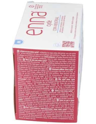 Enna Copa Menstrual (M) 2Copas+Caja Esteril de Enna Cycle