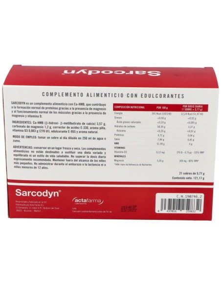 Sarcodyn Piña 21Sbrs. de Actafarma