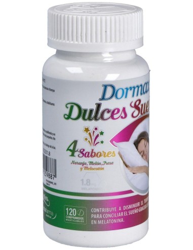 Dormax Dulces Sueños Melatonina 1,8Mg. 120Comp. de Actafarma