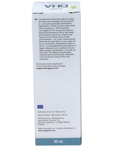 Dha Omega 3 Family 30Ml. de Veggunn