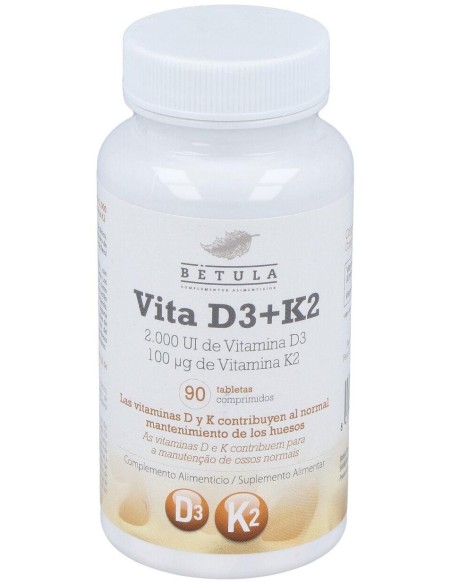 Vita D3 + K2 90Comp. de Betula
