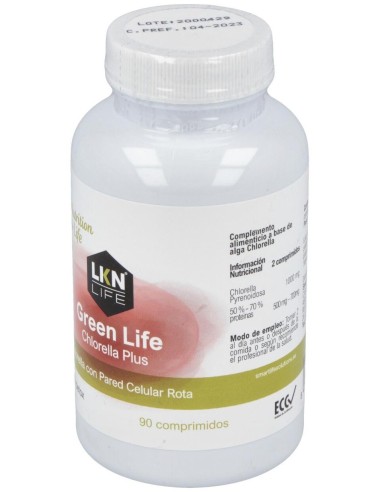 Green Life Chlorella 90Cap. de Lkn