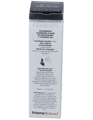 Melatonina + Vit B6 50 Ml Spray Bucal   de Prisma Natural