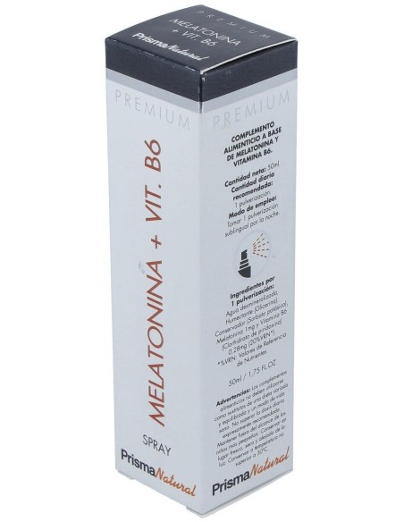 Melatonina + Vit B6 50 Ml Spray Bucal   de Prisma Natural