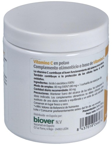 Vitamina C Po 200Gr. de Biover