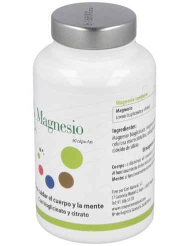 Magnesio 90Cap. de Cien Por Cien Natural
