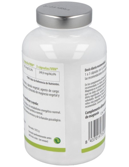 Magnesio 180Cap. de Cien Por Cien Natural