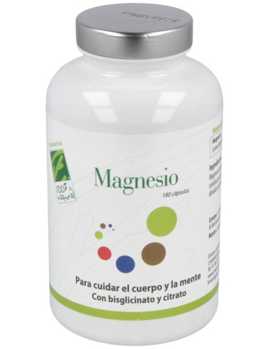 Magnesio 180Cap. de Cien Por Cien Natural