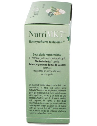 Nutrimk7 Huesos 60Cap. de Cien Por Cien Natural