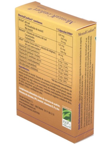 Mentalconfort 30Cap. de Cien Por Cien Natural