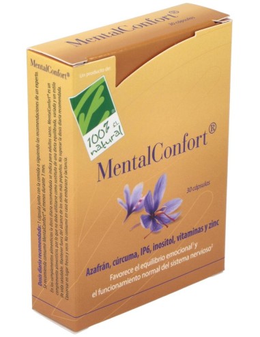 Mentalconfort 30Cap. de Cien Por Cien Natural