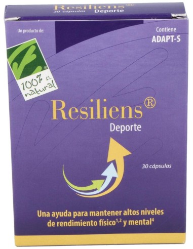 Resiliens Deporte 30Cap. de Cien Por Cien Natural