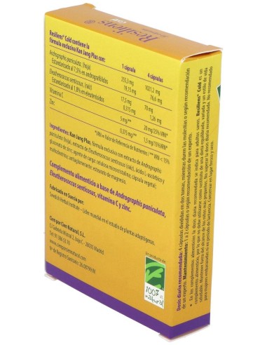 Resiliens Protect 30Cap. de Cien Por Cien Natural