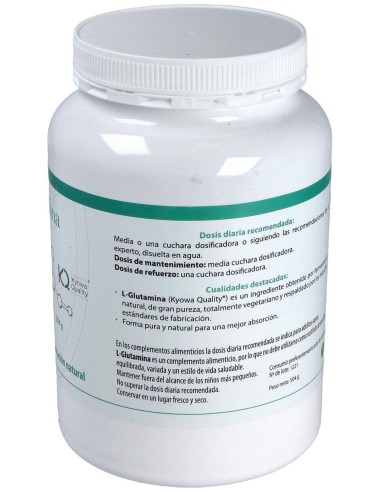 L-Glutamina Polvo 504Gr. de Cien Por Cien Natural