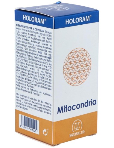 Holoram Mitocondria 60Cap. de Equisalud