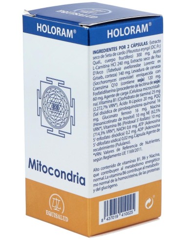 Holoram Mitocondria 60Cap. de Equisalud