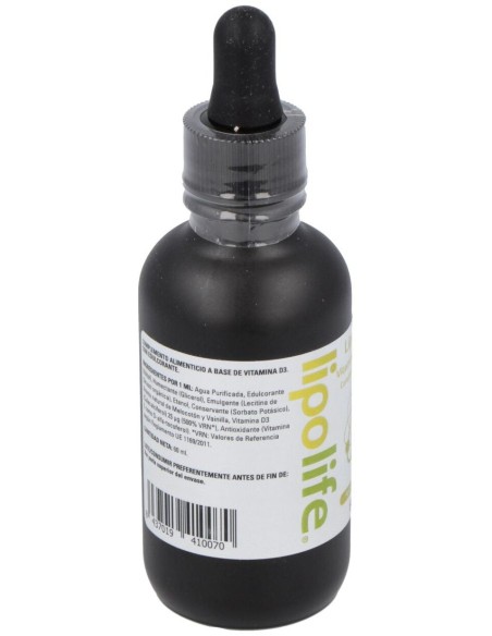 Lipolife Liposomal Vitamina D3 1000Ui 60Ml. de Equisalud