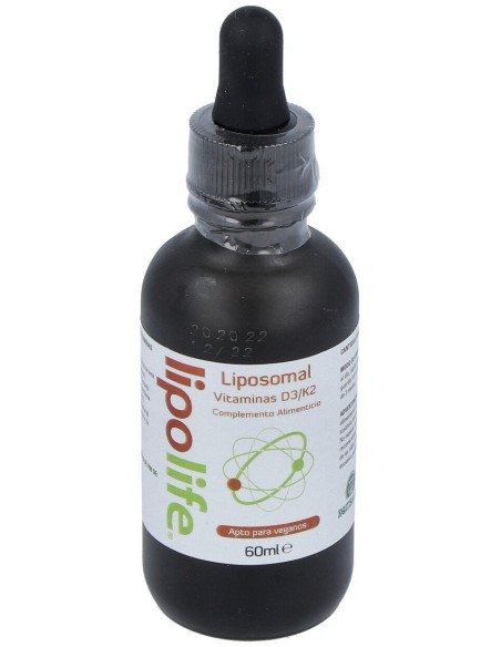 Lipolife Liposomal Vitaminas D3/K2 60Ml. de Equisalud