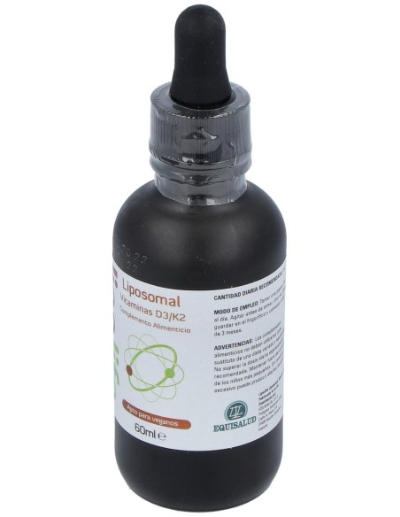 Lipolife Liposomal Vitaminas D3/K2 60Ml. de Equisalud