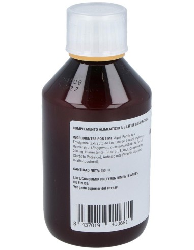 Lipolife Liposomal Resveratrol 250Ml. de Equisalud