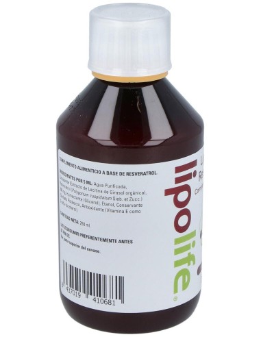 Lipolife Liposomal Resveratrol 250Ml. de Equisalud