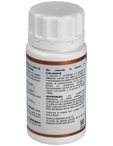 Holovit Vitamina D3 4000Ui 50Perlas de Equisalud